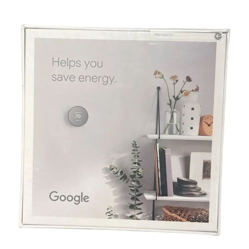 Google G4CVZ Nest Smart Thermostat, Charcoal, Factory Sealed - Picture 5 of 9